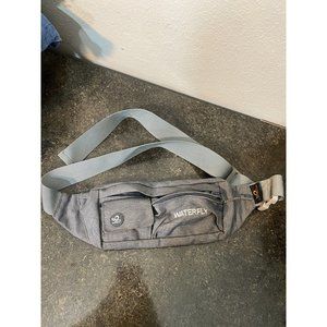 Waterfly Gray Fanny Pack Water Resistant Waist Bag Camping